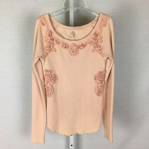 Free People FP x Soutache Blush Waffle Thermal